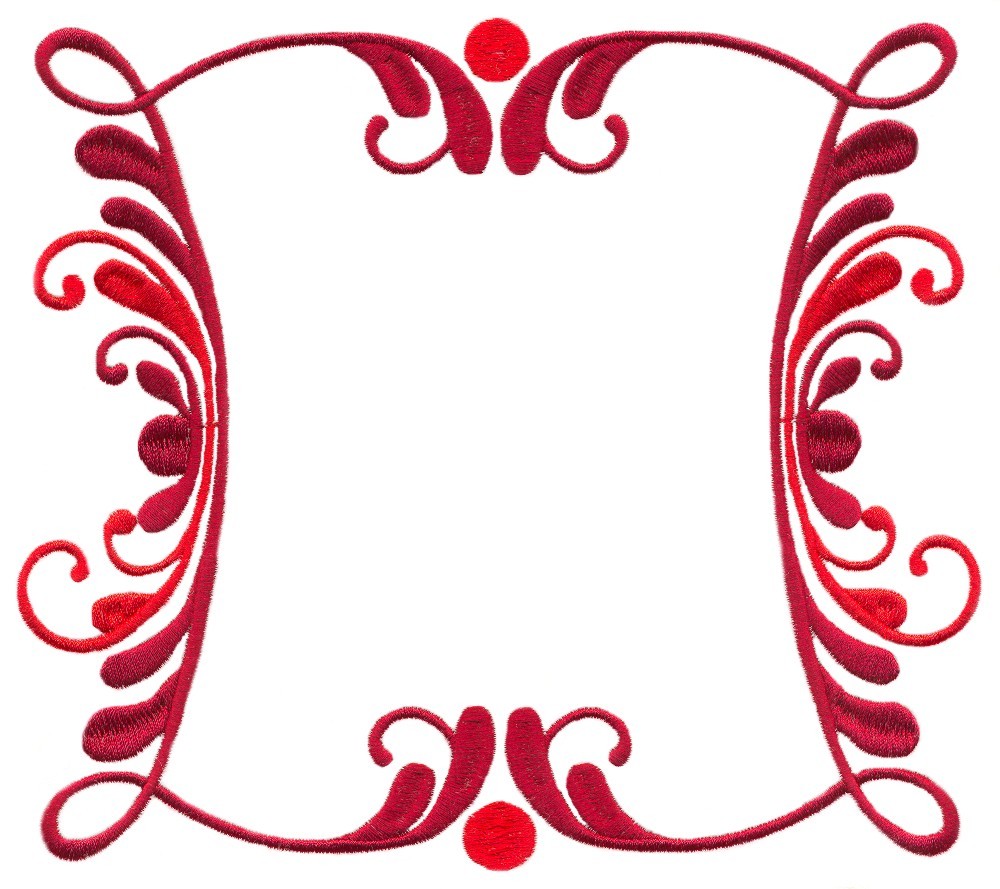 Fancy Swirl Design Border