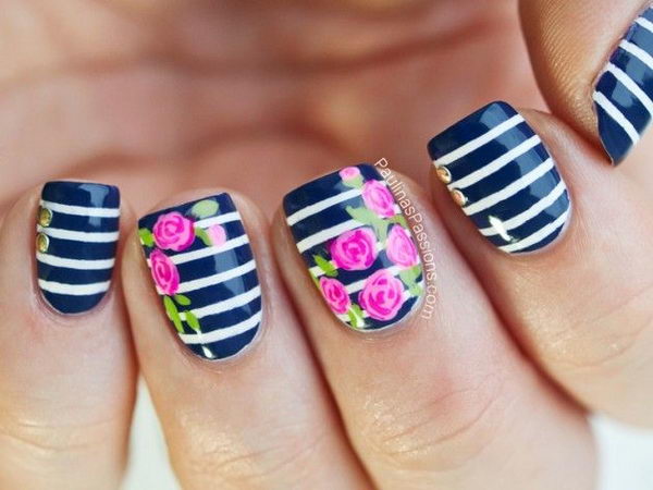 Flower Nail Art Design