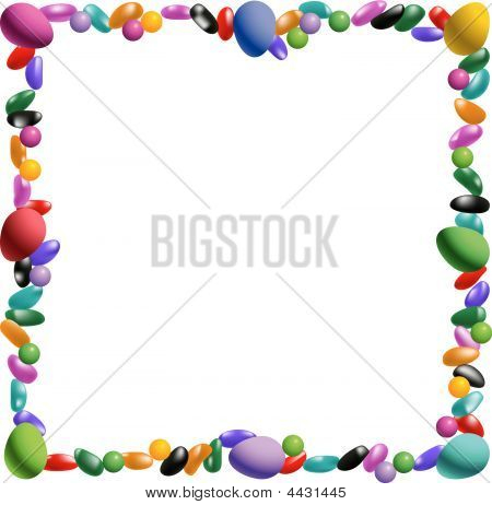Free Easter Candy Border