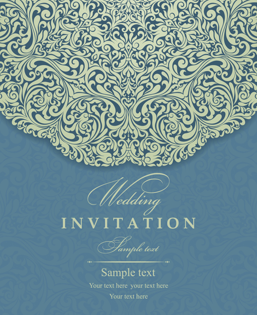 Free Elegant Invitation Design Vector
