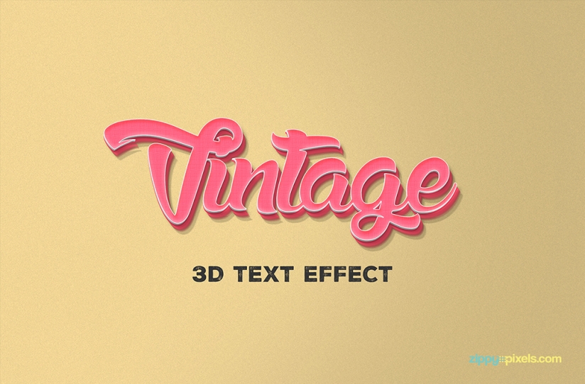 Free Photoshop Text Effects PSD