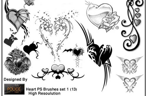 Free Tattoo Brushes Photoshop