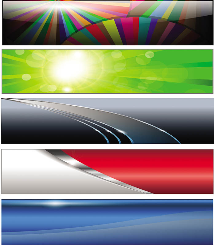 Free Vector Abstract Banners