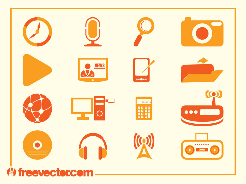 Free Vector Technology Icons