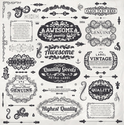 Free Vector Vintage Labels