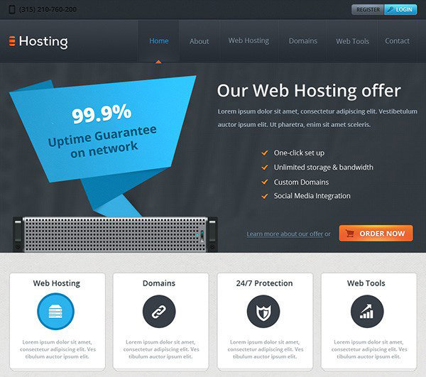 Free Web Hosting Templates