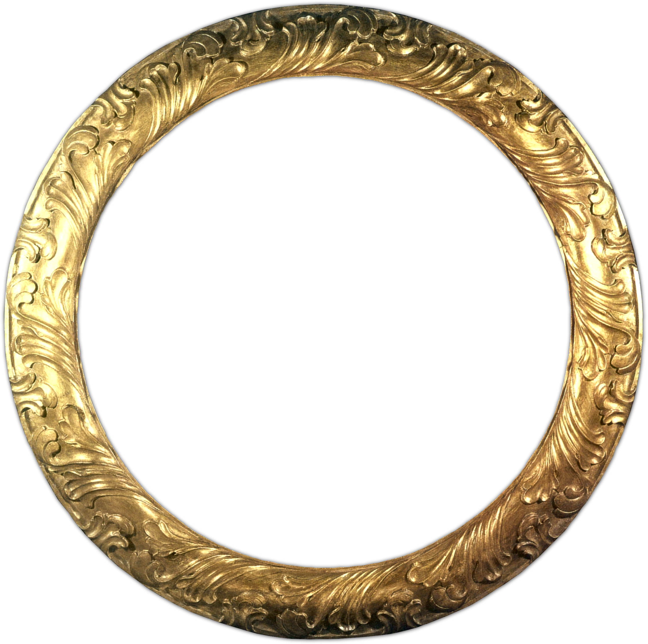 Gold Circle Frame