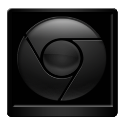 Google Chrome Icon Black