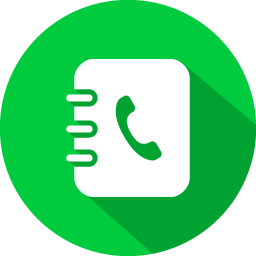 Green Address Book Icon