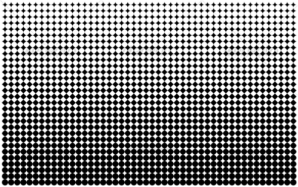 Halftone Dots Pattern Vector Halftone Dots Pattern Vector