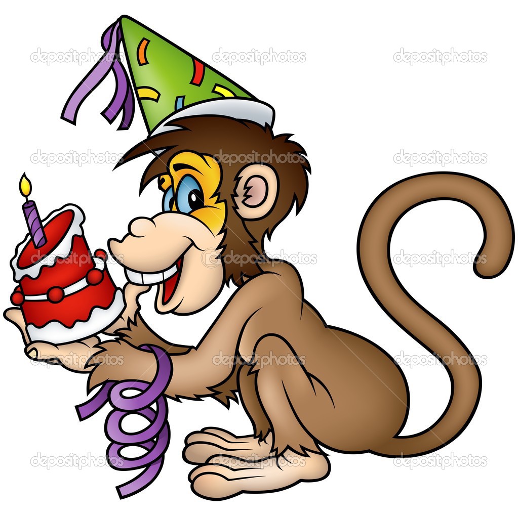 happy monkey clip art - photo #35