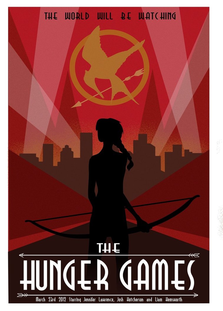 Hunger Games Art Deco