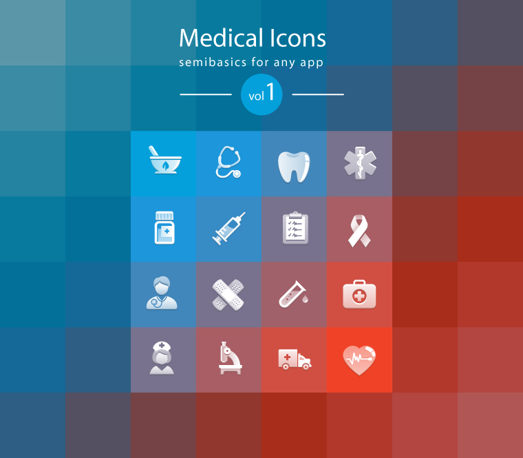 Icon Medical Vector Material