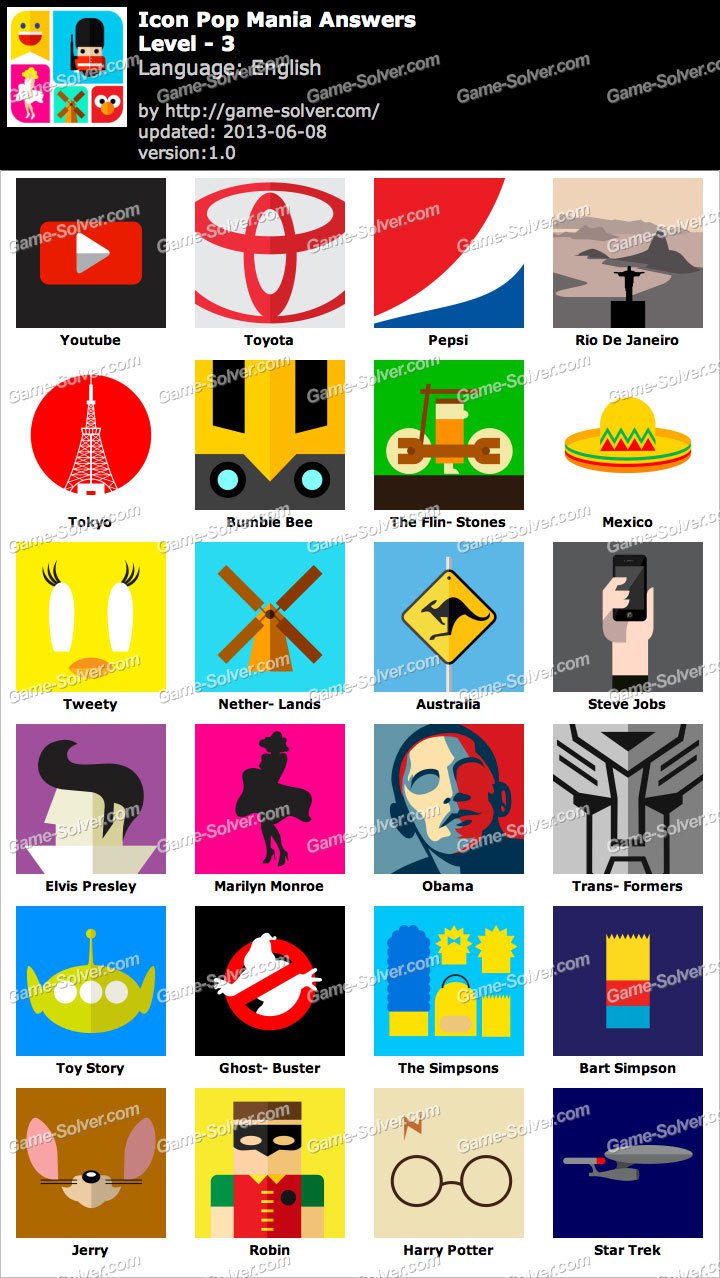 Icon Pop Mania Level 3