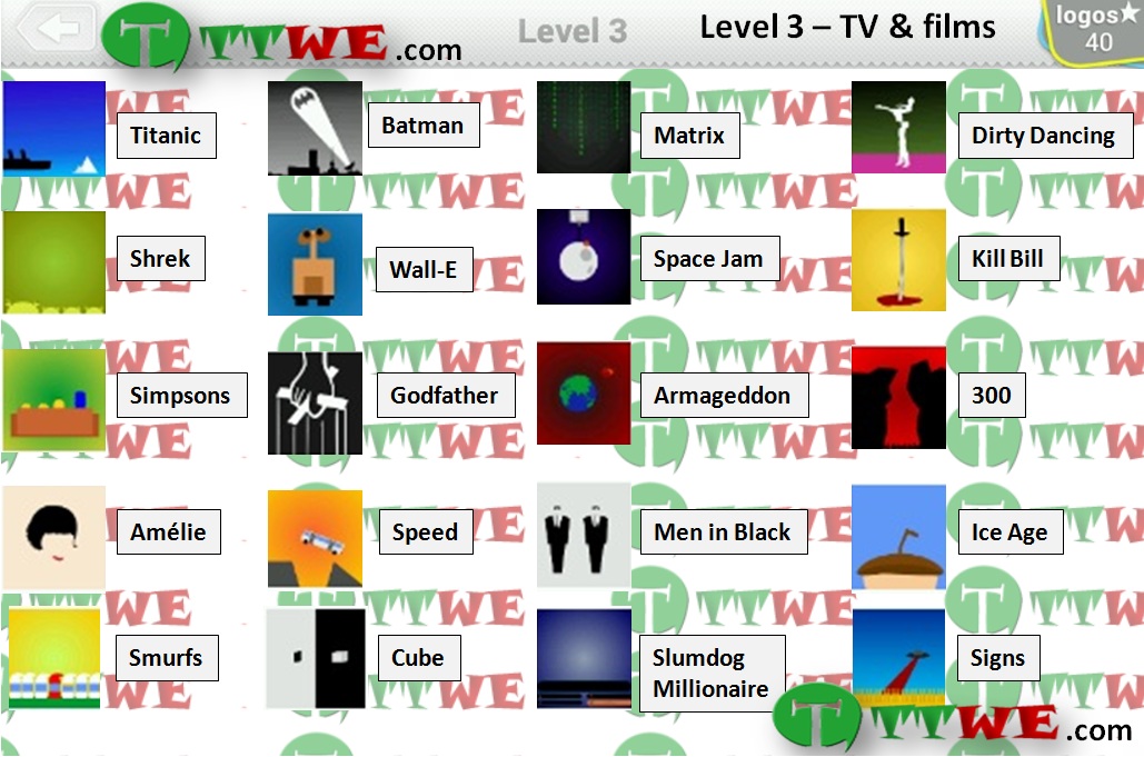 Icon Quiz Answers Level 3