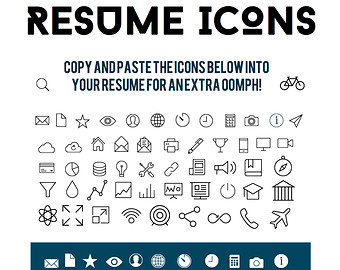 Icons Experience Resume