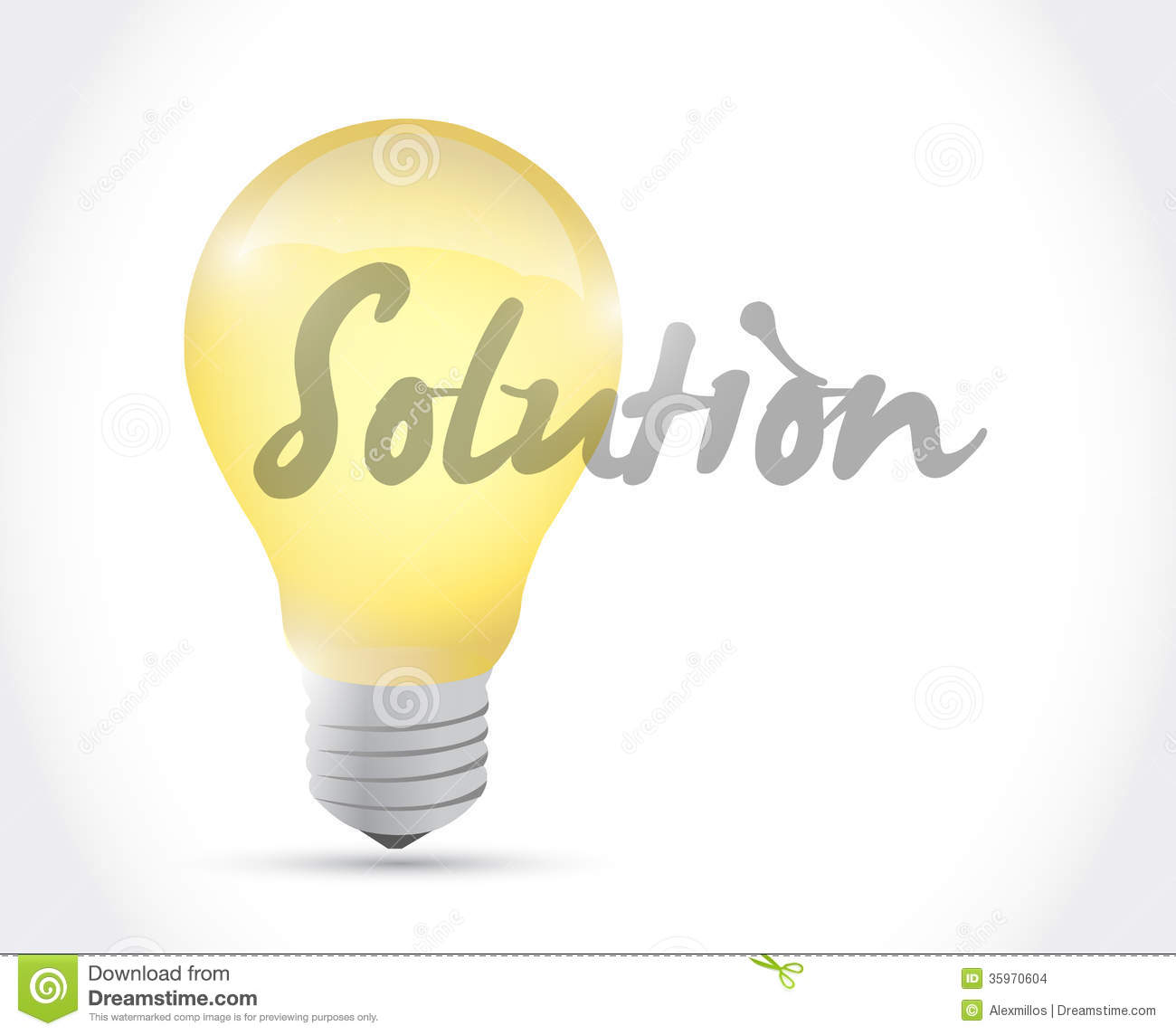 Idea Light Bulb Solution