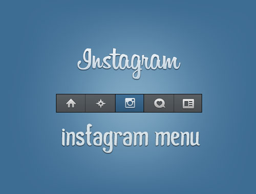 Instagram PSD Template