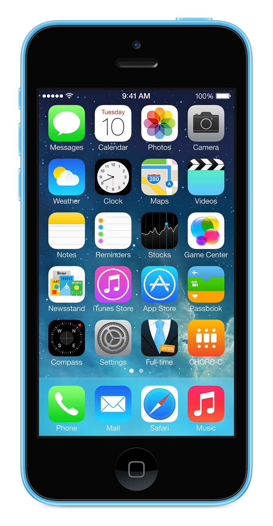 iPhone 5S Home Screen Original