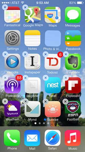 iPhone App Icons Home Screen