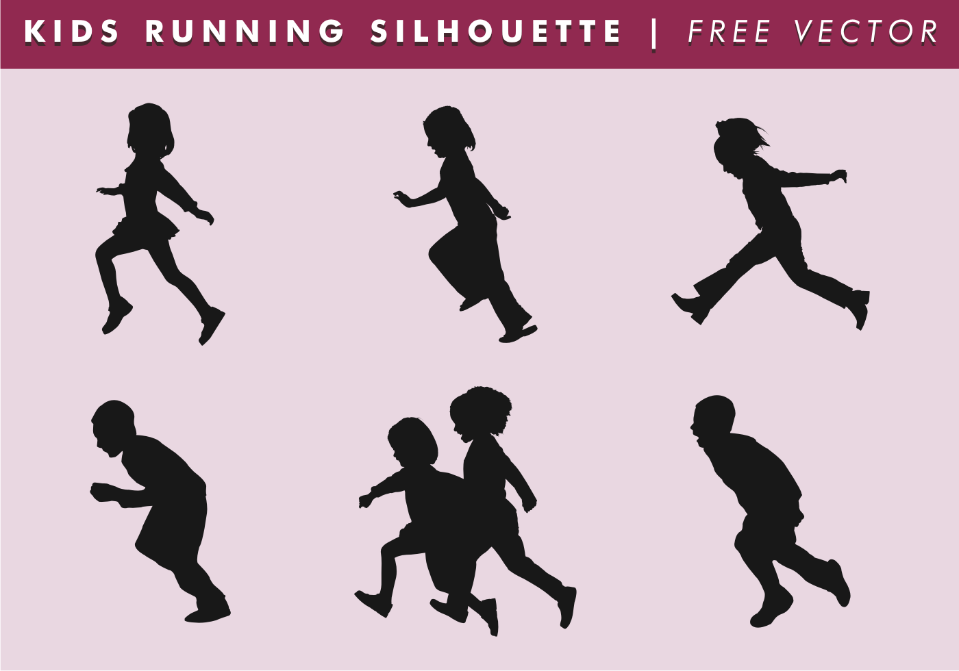 free clipart images children running - photo #45