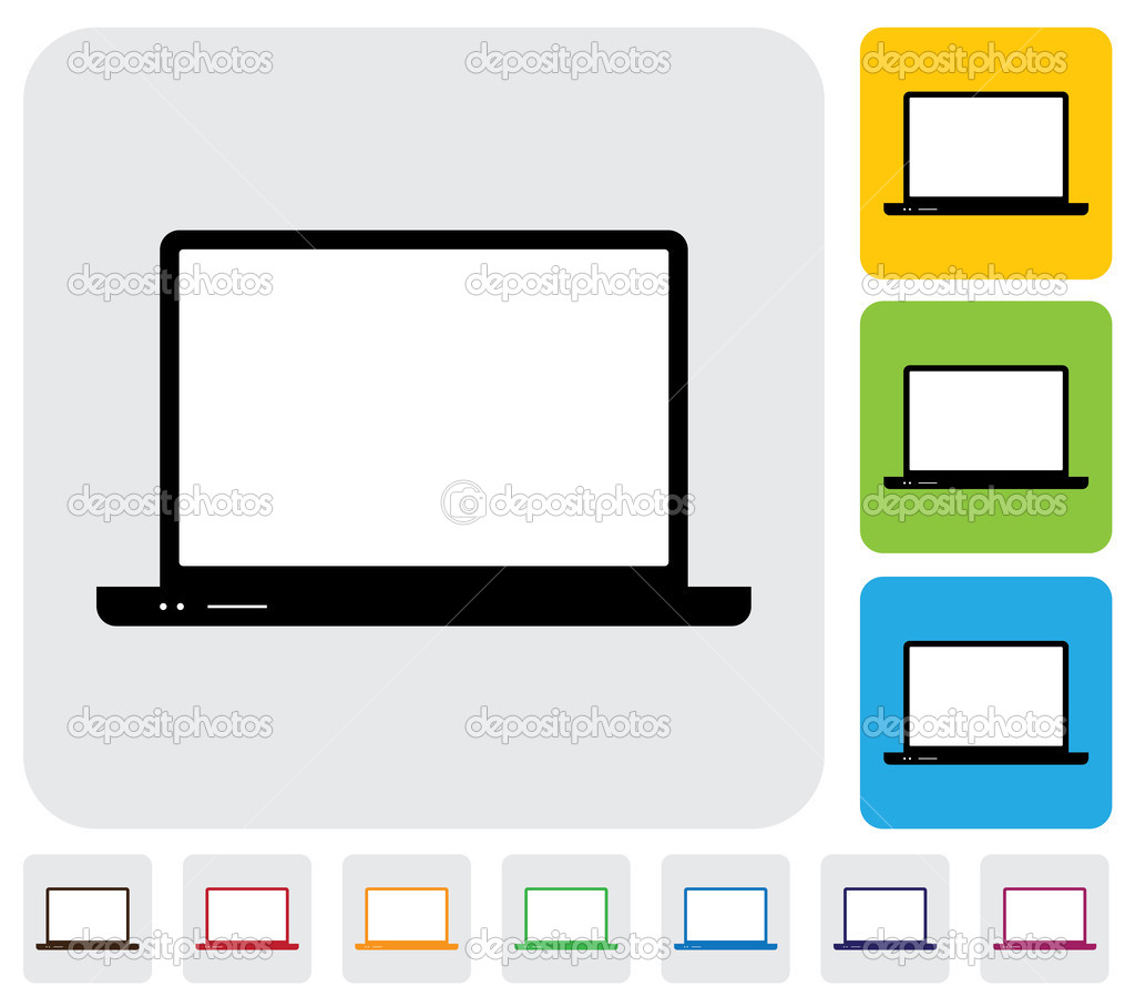 Laptop Computer Graphic Icon