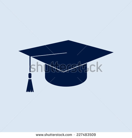 Light Blue Graduation Cap