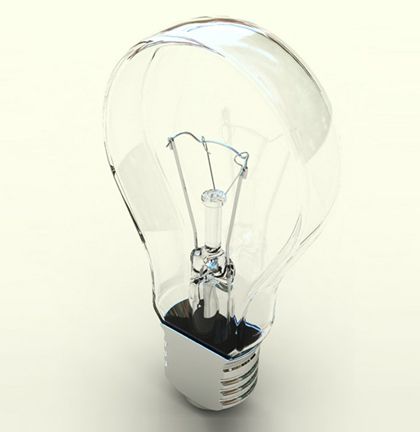 Light Bulb Flat Design