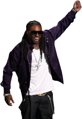 Lil Wayne Holding Up Sign