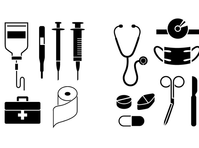 Medical Icons Vector Black