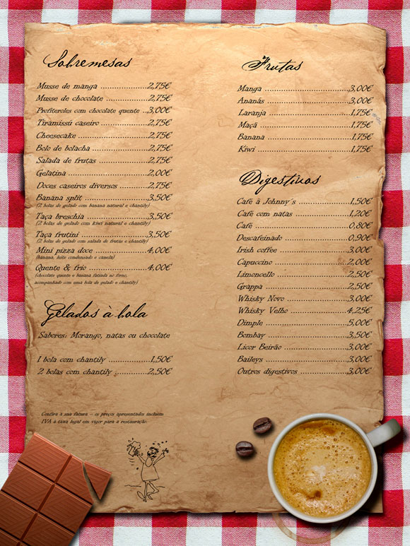 Menu De Restaurante