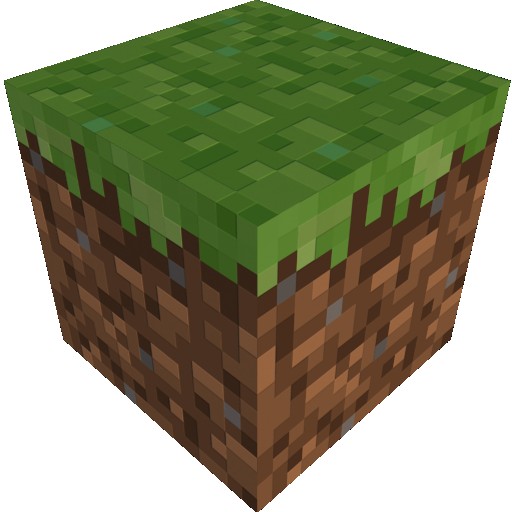 Minecraft Grass Block Logo