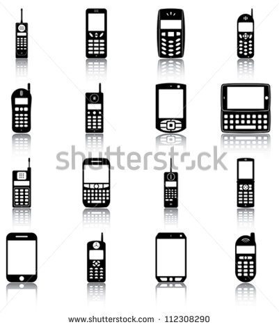 Mobile Phone Icon Vector