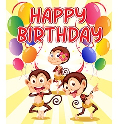 Monkey Birthday Card Bikini Monkey Birthday Card Bikini