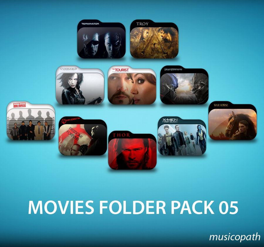 Movie Genre Folder Icons