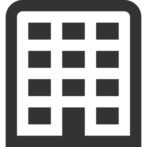 Office Building Icon Black