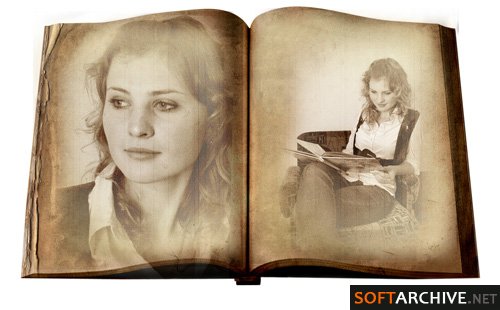 Old Book PSD