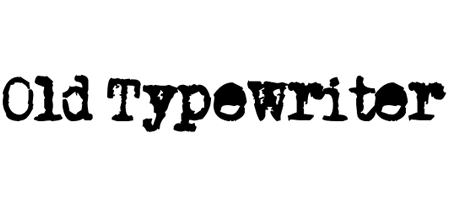 Old Typewriter Font Free