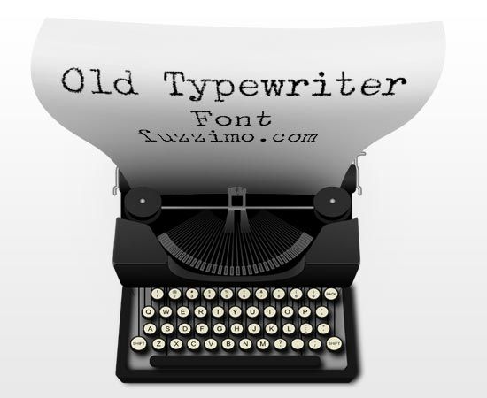 Old Typewriter Font