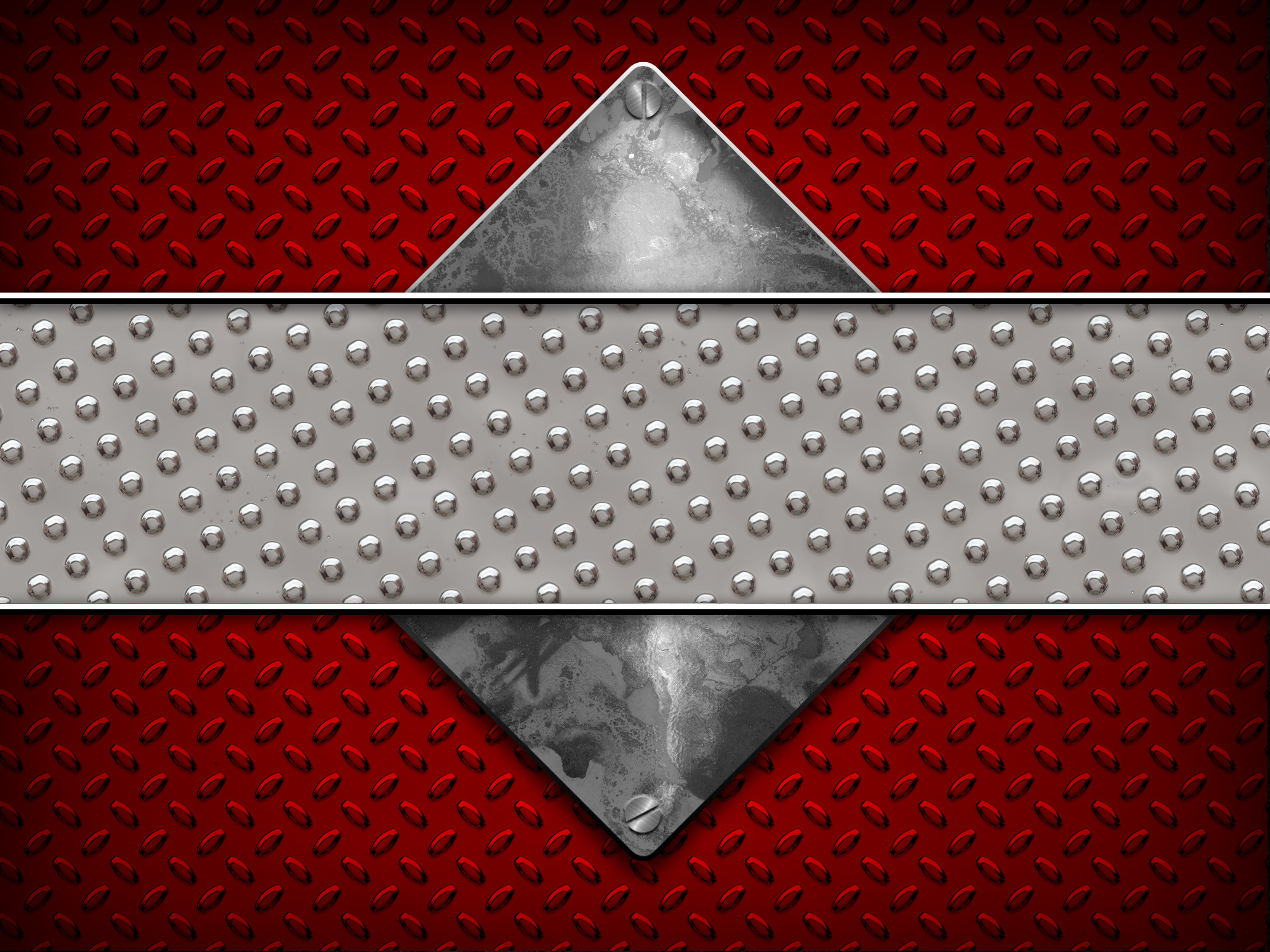 Red Diamond Plate Background Free