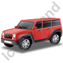 Red Jeep Icon