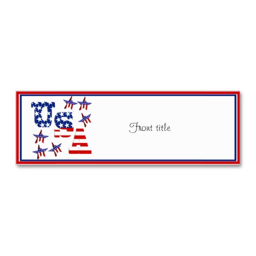 Red White Blue Flag Border Templates