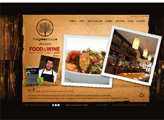 Restaurant Web Page Design Ideas