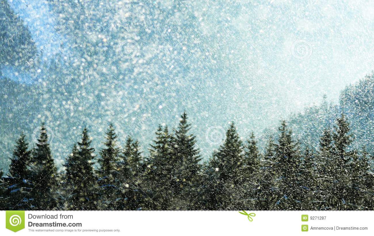 Royalty Free Pictures of a Snow Storm