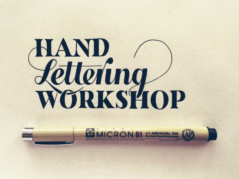 Sean McCabe Hand Lettering Workshop