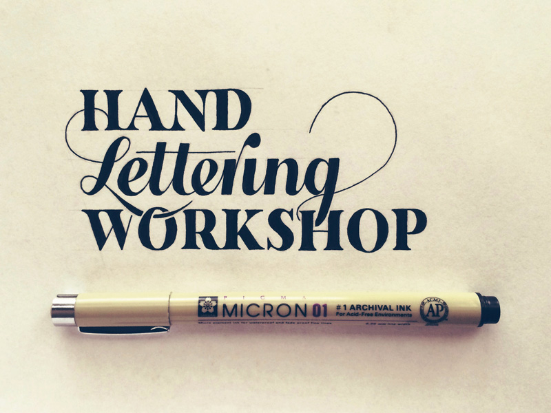 Sean McCabe Hand Lettering Workshop Sean McCabe Hand Lettering Workshop