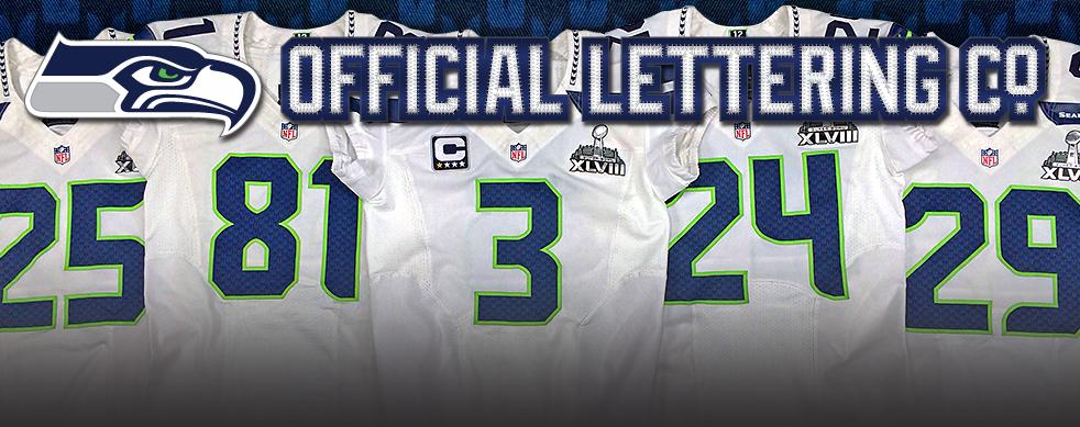 Seattle Seahawks Jersey Number Font