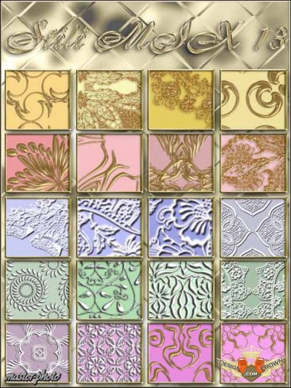 Silver Photoshop Patterns