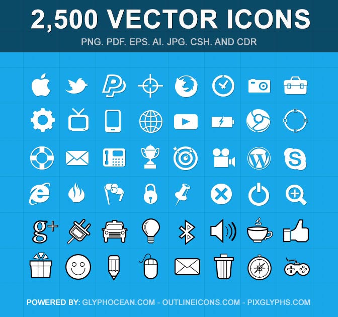 Social Media Icons Vector Free