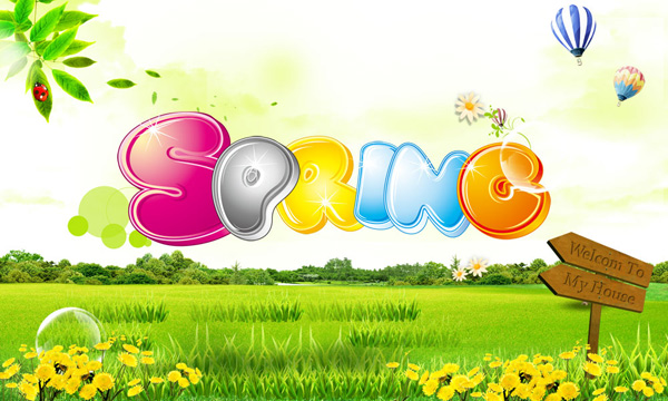 Spring Advertising Template